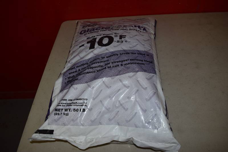 lot 240 image: 50 Pound Bag Diamond Crystal Glacier Melt
