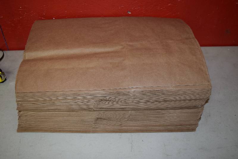 lot 238 image: Approximately 100 Kraft Paper Grocery Bags