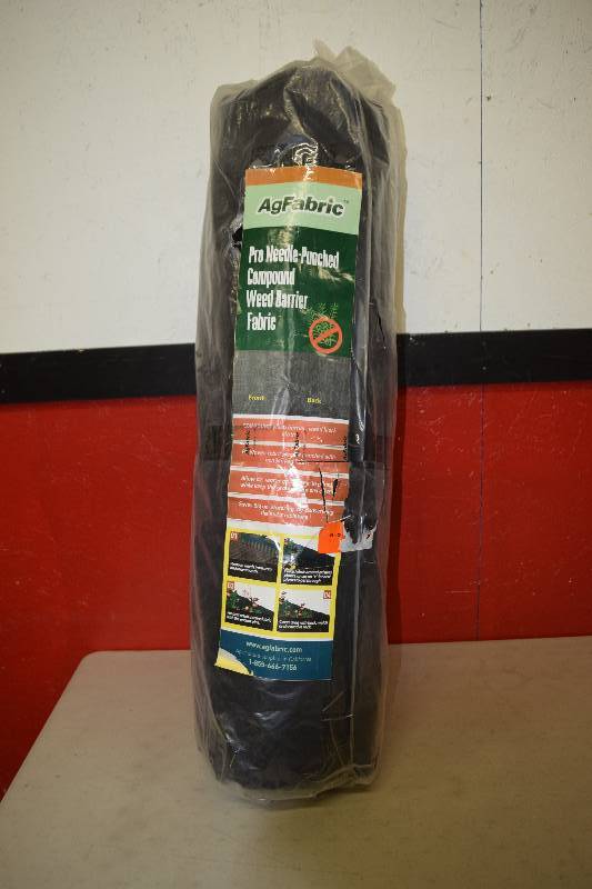 lot 254 image: Roll Agfabric Pro Needle-Punched Compound Weed Barrier Fabric