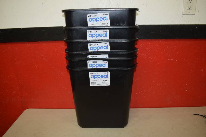 lot 244 image: 6 Appeal Trash Cans