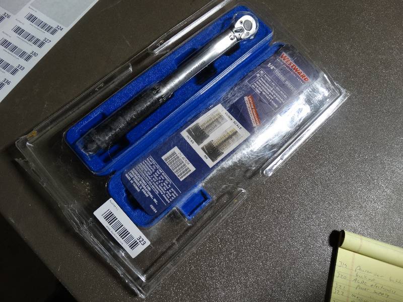 lot 323 image: Westward 14 torque wrench- New in package