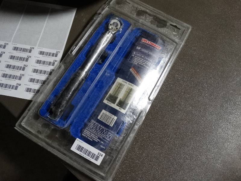 lot 324 image: Westward 14 torque wrench- New in package