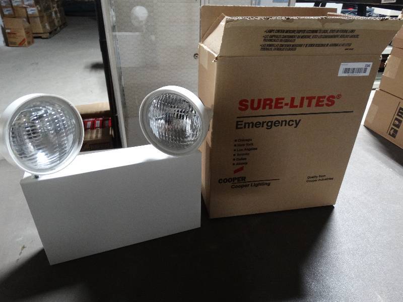 lot 336 image: Sure-Lites emergency light kit- New in box