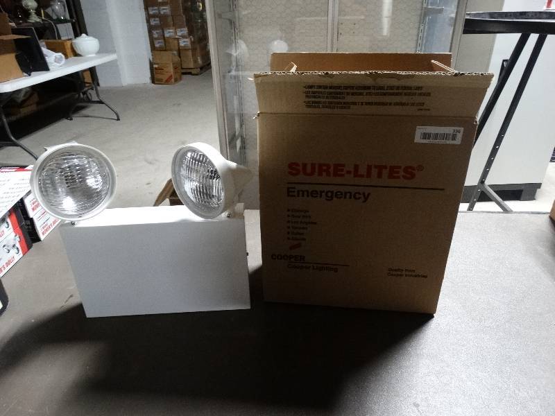 lot 342 image: Sure-Lites emergency light kit- New in box