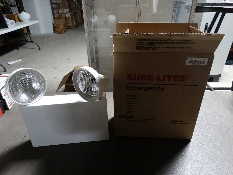 lot 339 image: Sure-Lites emergency light kit- New in box