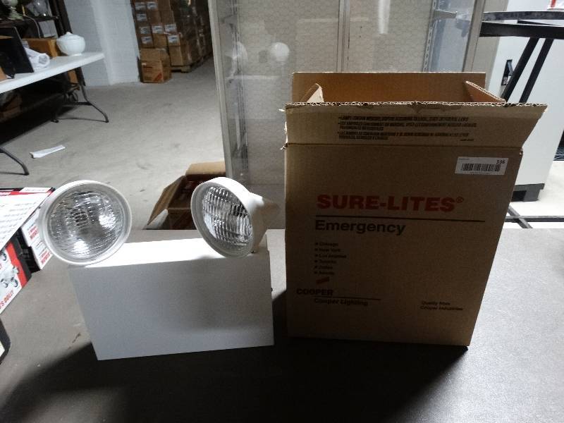 lot 340 image: Sure-Lites emergency light kit- New in box