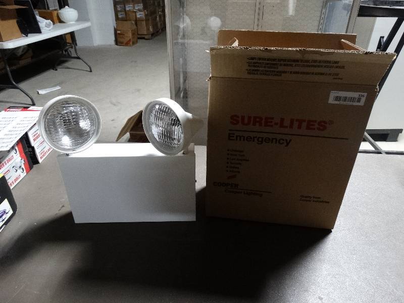lot 341 image: Sure-Lites emergency light kit- New in box