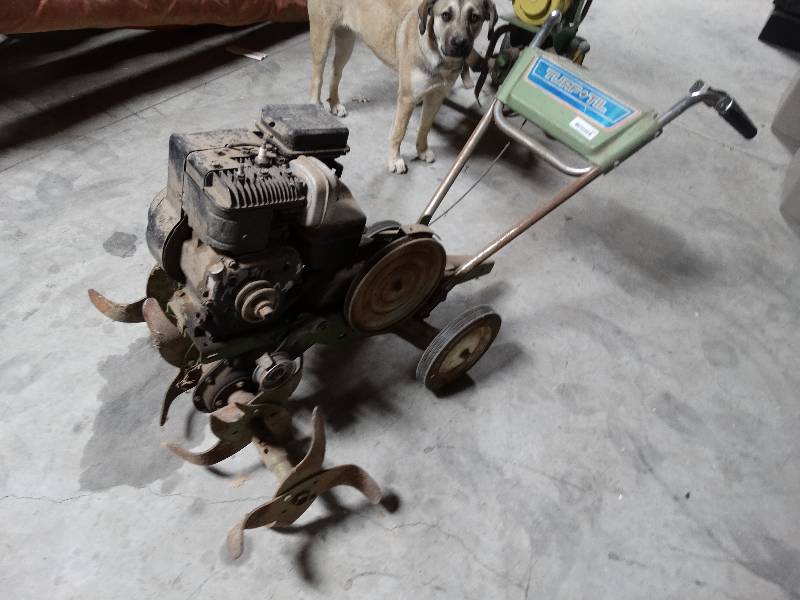 lot 369 image: Turf-Til 5 hp rototiller