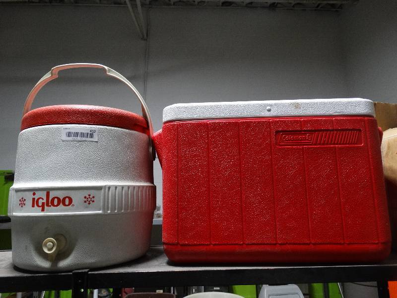 lot 412 image: 2 coolers