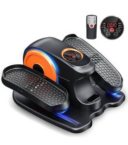 lot 32372 image: Under Desk Elliptical Machine, Ellipse Leg Exerciser for Seniors, Quiet and Portable Pedal Exerciser While Sitting, Elliptical Exercise Machine with Remote Control,12 Adjustable Speeds