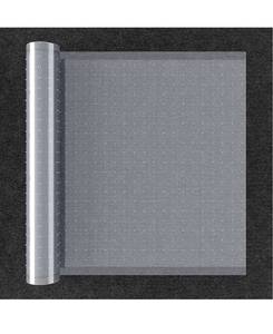 lot 32415 image: Plastic Carpet Protector for High Traffic or Commercial Use, 27��x 25�� Floor Protector for Low Pile Carpet, Industrial Grade Clear Plastic Floor Runner for Hallway, Living or Dining Room