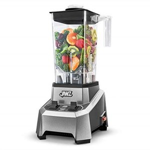 lot 32419 image: jawz high performance - toggle switch 2-speed - professional grade countertop blenderfood processor 64 oz silver