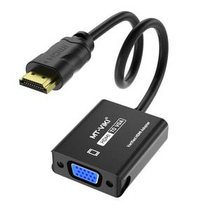 lot 28891 image: MT VIKI HDMI to VGA Adapter, Gold Plated HDMI Converter Male to Female, Compatible for Computer, Desktop, Laptop, Monitor, Projector, HDTV, Chromebook, Raspberry Pi, Roku, Xbox (1 Pack)