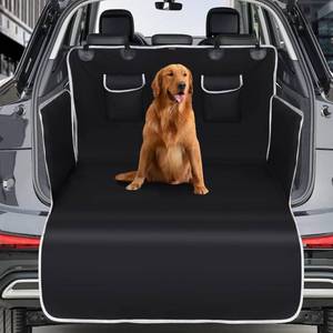 lot 28900 image: Cargo Liner for Dogs Waterproof Pet Cargo Liner with Side Flaps Large Size Universal Fit Area with Side and Bumper Protector SUV Pet Cargo Liner