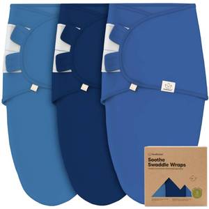 lot 28921 image: KeaBabies 3 Pack Organic Baby Swaddle Sleep Sacks  Newborn Swaddle Sack, Ergonomic Baby Swaddles 0 3 Months,Swaddles for Newborns, Baby Sleep Sack, Baby Swaddle Blanket Wrap,Baby Essentials (Frost)