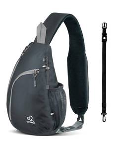 lot 28958 image: WATERFLY Crossbody Sling Bag Small Water Resistant Backpack Lightweight Shoulder Chest Daypack for Men Women Hiking Travel