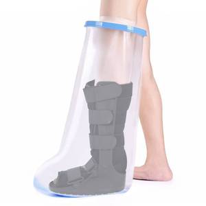 lot 28978 image: VALLEYWIND Waterproof Extra Wide Leg Cast Cover for Shower Adult Anti Slip Sealed Watertight Cast Protector for Shower Leg Cast Bag for Surgical Boots Splints Fit Leg Size 11.8 28