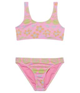 lot 28992 image: Roxy Girls Beach Day Together Bralette Swim Set, Sachet Pink Beachy Bebe 233