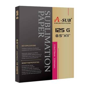 lot 28997 image: A SUB Sublimation Paper 8.5x11 Inch 110 Sheets ONLY Compatible with Sublimation Printer and Sublimation Ink 125g