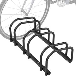lot 29021 image: WALMANN 3 Bikes Floor Bike Stand, Bike Parking Rack Garage Bike Storage Stand IndoorOutdoor 22 28 Wheel Stand, Max. Tire Width 2