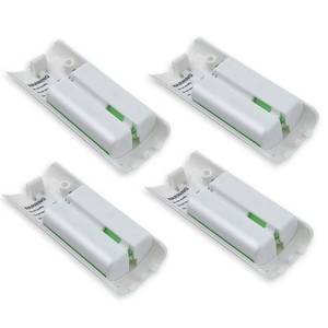 lot 29037 image: 4 Pack Rechargeable Battery packs for Wii and Wii U Remote Controller,High Capacity Ni MH Battery(2800mAh) Replacement for Nintendo Wii Remote Charging Station(Charger not included)
