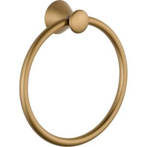 lot 29052 image: DELTA 73846 CZ Lahara Towel Ring, Champagne Bronze