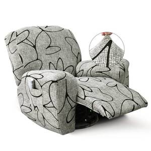 lot 29681 image: Iauddy Recliner Slipcover Stretch Soft Slip Reclining Chair Slipcovers 4  Pieces Furniture Protector for Recliner with Pocket Fitted Sofa Couch Cover Lazy Boy Chair Cover