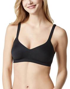 lot 29695 image: Warners womens Easy Does It Underarm Smoothing With Seamless Stretch Wireless Lightly Lined Comfort Rm3911a Bra, Rich Black, X Large US