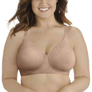 lot 29749 image: Vanity Fair Womens Beauty Back Full Figure Wirefree Bra (71380 Fashion Colors), Honey Beige Lace, 38D