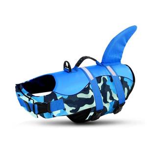 lot 29751 image: Queenmore Dog Life Jacket Ripstop Shark Dog Safety Vest Adjustable Preserver with High Buoyancy and Durable Rescue Handle for Small,Medium,Large Dogs, Pink Fish X Large
