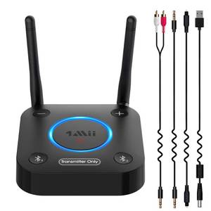 lot 29763 image: 1Mii B06TX Bluetooth 5.2 Transmitter for TV to Wireless HeadphoneSpeaker, Bluetooth Adapter for TV wVolume Control, AUXRCAOpticalCoaxial Audio Inputs, Plug n Play, aptX Low Latency & HD