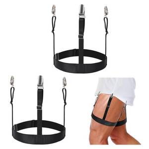 lot 29799 image: Mozeat Lens Shirt Garters for Men Shirt Stays for Men Adjustable Elastic Shirt Garter Shirts Holder with Non slip Locking Clamps Upgraded Shirt Tucker,Premium Adjustable Shirt Holders