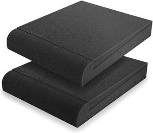 lot 29810 image: 2 Pack Acoustic Isolation Pads, Studio Monitor Speaker Isolation Foam Pads, Pair of Two High Density Studio Monitor Isolation Pads Pair for 5 Inch Monitors