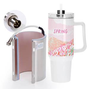 lot 29954 image: PYD Life 40 OZ Tumbler Heat Press Attachment with 5 Pin for 40 OZ Sublimation Tumblers Top Straight Area,Suitable for Max Tumbler Heat Press