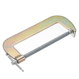 lot 29985 image: uxcell 7 Inch Malleable Iron C Clamp for Woodworking Welding Building Household Mount