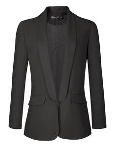 lot 30009 image: Urban CoCo Womens Office Blazer Jacket Open Front Womens Blazers for Work Professional (XL, Black)