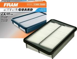 lot 30030 image: FRAM Extra Guard Rigid Rectangular Panel Engine Air Filter Replacement, Easy Install wAdvanced Engine Protection and Optimal Performance, CA9402