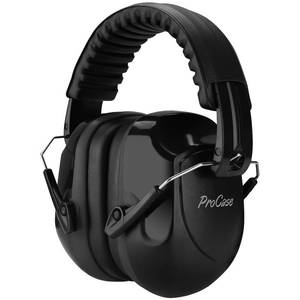 lot 30036 image: ProCase Noise Reduction Ear Muffs, SNR 34dB Noise Cancelling Headphones for Adults Kids Autism, Adjustable Sound Proof Ear Protection for Shooting Mowing Construction  Black
