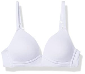 lot 30079 image: Maidenform Girl Big Girls Slim Comfort Devotion Wireless Bra, White, 32A