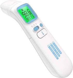 lot 30086 image: GoodBaby Touchless Thermometer for Adults,Forehead and Ear LCD Display Thermometer for Fever,Infrared Magnetic Thermometer for Baby Kids Surface and Room