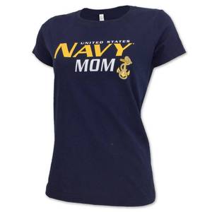 lot 30102 image: Armed Forces Gear Ladies US Navy Mom T Shirt, xx Large, Navy