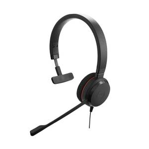 lot 30109 image: Jabra Evolve 20 MS Teams Wired Headset, Mono Telephone Headset for Greater Productivity, Superior Sound for Calls and Music, USB Connection, All Day Comfort Design