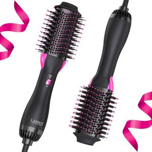 lot 30174 image: Hair Dryer Brush Blow Dryer Brush in One   One Step Hot Air Brush with 60 mm Oval Barrel   4 in 1 HairDryer Styler and Volumizer for Drying Straightening Curling Volumizing Hair