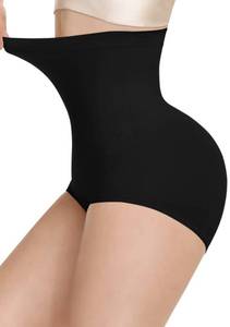 lot 30182 image: High Waisted Shapewear for Women Tummy Control Panty Underwear Seamless Comfort Slimming Briefs (Medium, Black)
