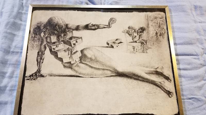 lot 3935 image: Black & White Print 30 x 24