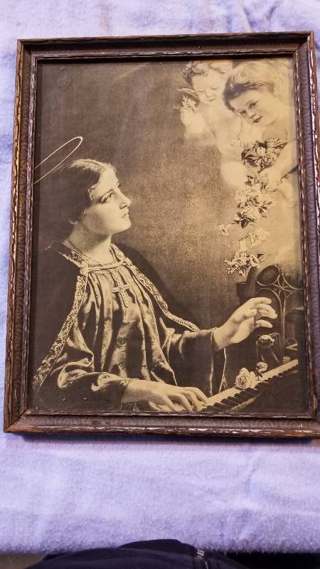 lot 3945 image: Angle Print 13 12 x 7 12