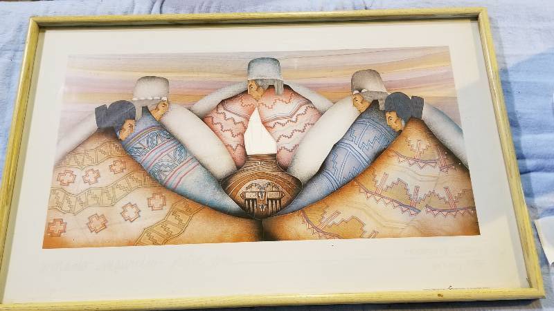 lot 3956 image: Indian Print  24 x 39