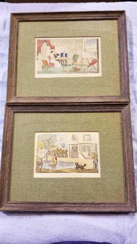 lot 3992 image: Pair of Prints 12 x 15