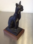 Nice 12 inch tall  cat statue very unique