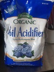 Six bags of organic fertilizer as pictured